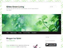Tablet Screenshot of gittesgreenliving.gili.se